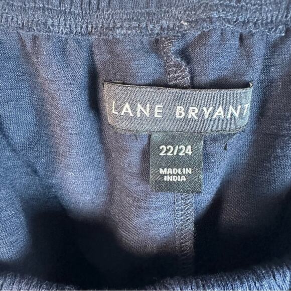 Lane Bryant off the shoulder embroidered blouse navy feminine bohemian plus size - Picture 6 of 12